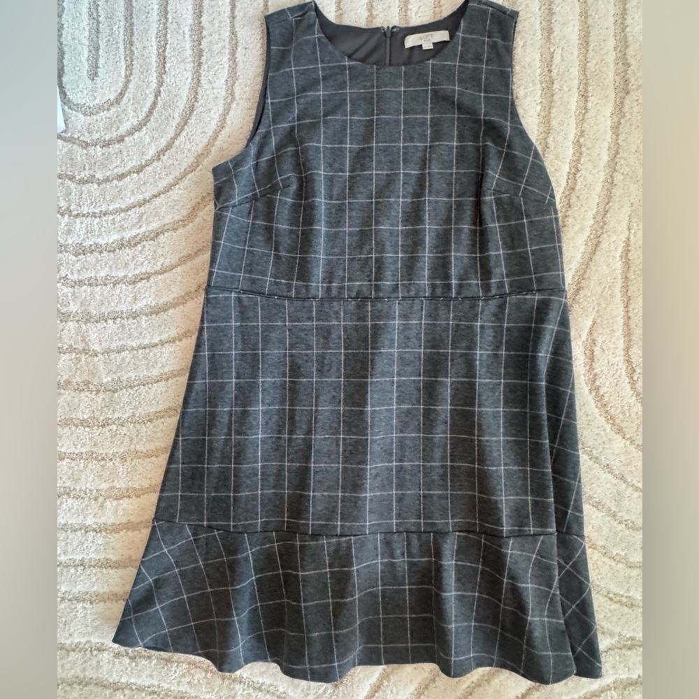 LOFT Windowpane Dress